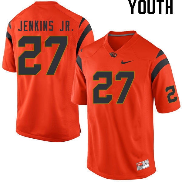 Youth #27 Joe Jenkins Jr. Oregon State Beavers College Football Jerseys Sale-Orange